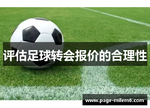 评估足球转会报价的合理性