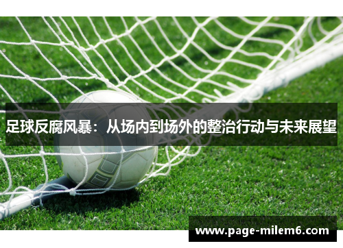 足球反腐风暴:从场内到场外的整治行动与未来展望 足球反腐风暴:从场内到场外的整治行动与未来展望